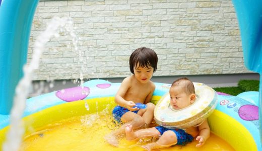 水遊び　子供　プール　ビニールプール